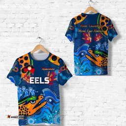 parramatta t shirt eels indigenous naidoc heal country heal our nation blue