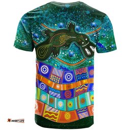aboriginal platypus painting t shirt