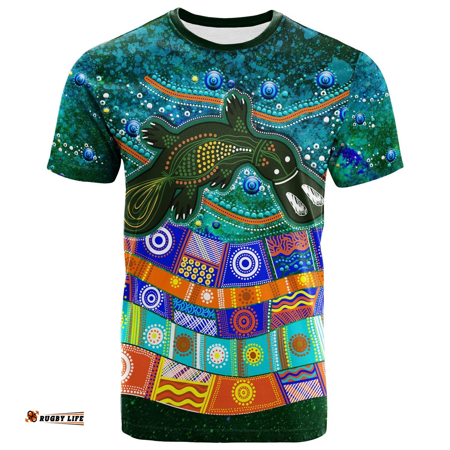 aboriginal platypus painting t shirt