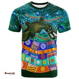 aboriginal platypus painting t shirt