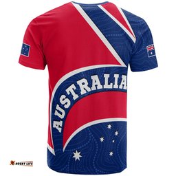 aboriginal t shirt australia flag and coat of arms unisex
