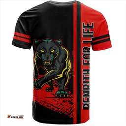 Amazing Aussie Penrith Panthers T-Shirt - Penrith Panthers Mascot Quater Style