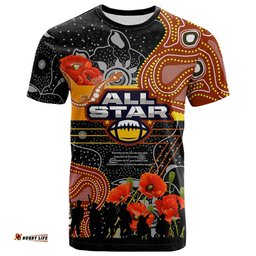 all stars rugby t shirt anzac day quotes all stars aboriginal poppy indigenous t shirt