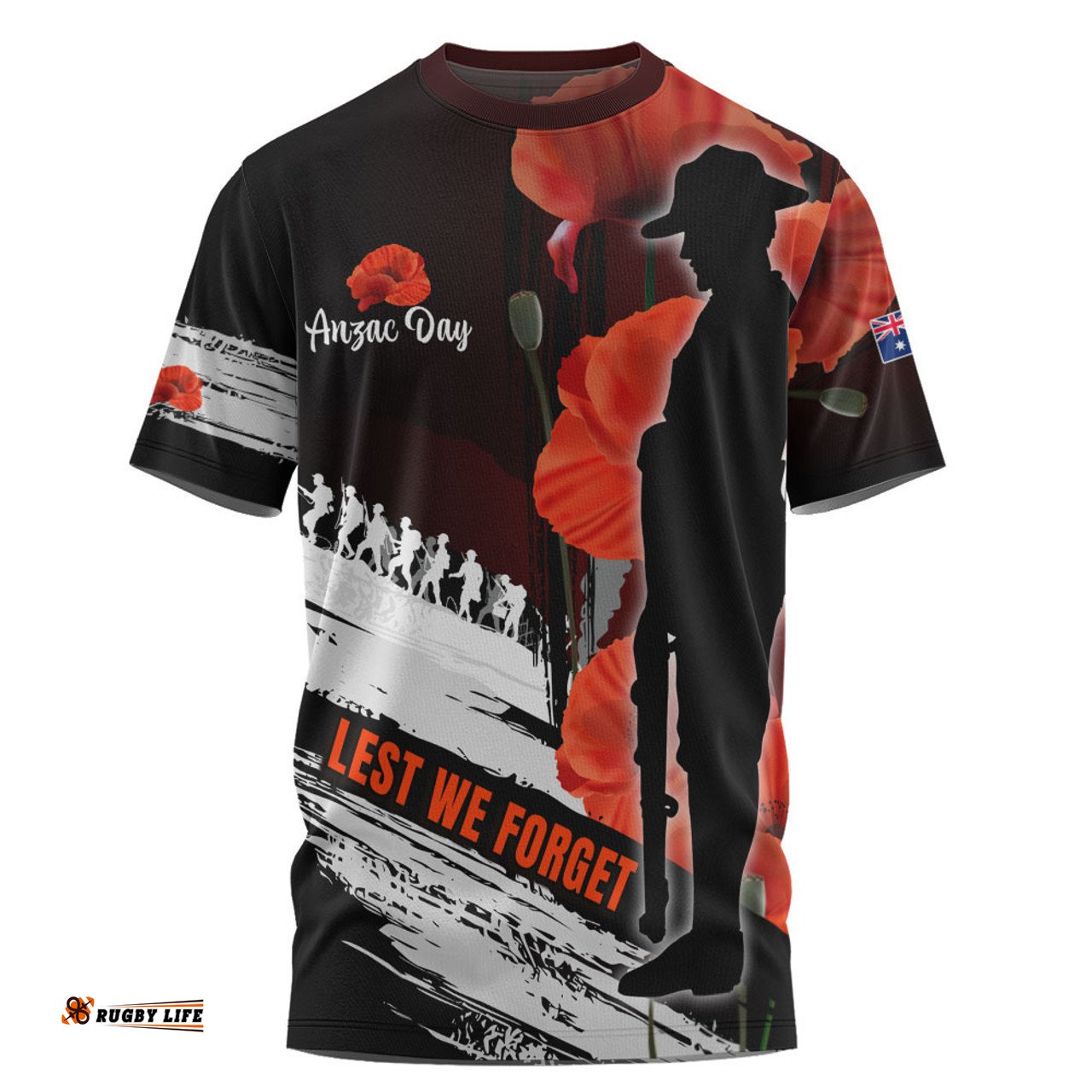 Amazing Aussie Australia Custom T-Shirt - Anzac Day Special Style