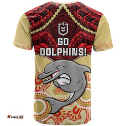 dolphins rugby t shirt aboriginal mix polynesian pattern