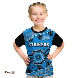 adelaide strikers cricket t shirt aboriginal painting
