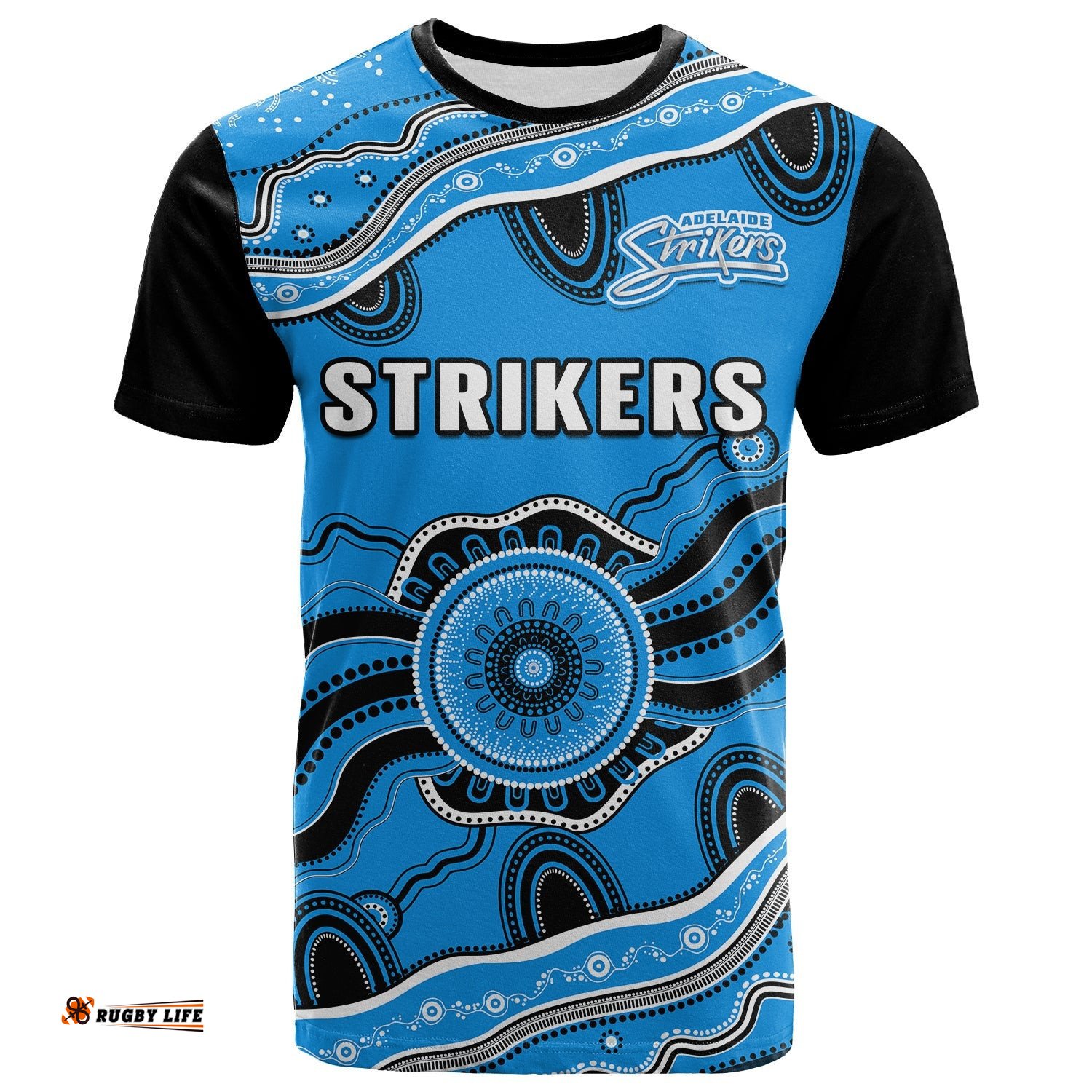 adelaide strikers cricket t shirt aboriginal painting