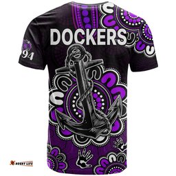afl fremantle dockers 1994 aboriginal t shirt
