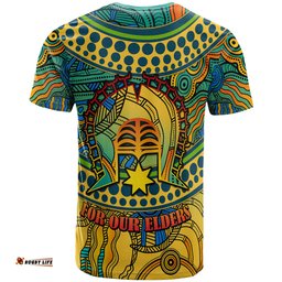 Amazing Aussie Parramatta Eels Naidoc T-shirt - Custom For Our Elders T-shirt