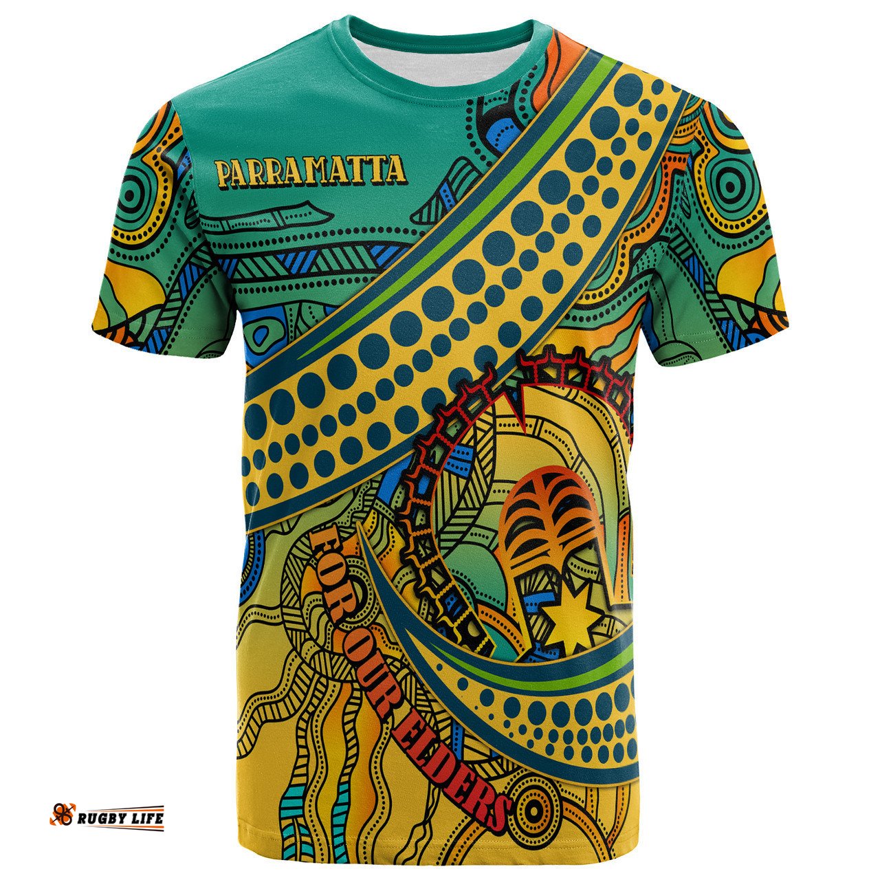 Amazing Aussie Parramatta Eels Naidoc T-shirt - Custom For Our Elders T-shirt