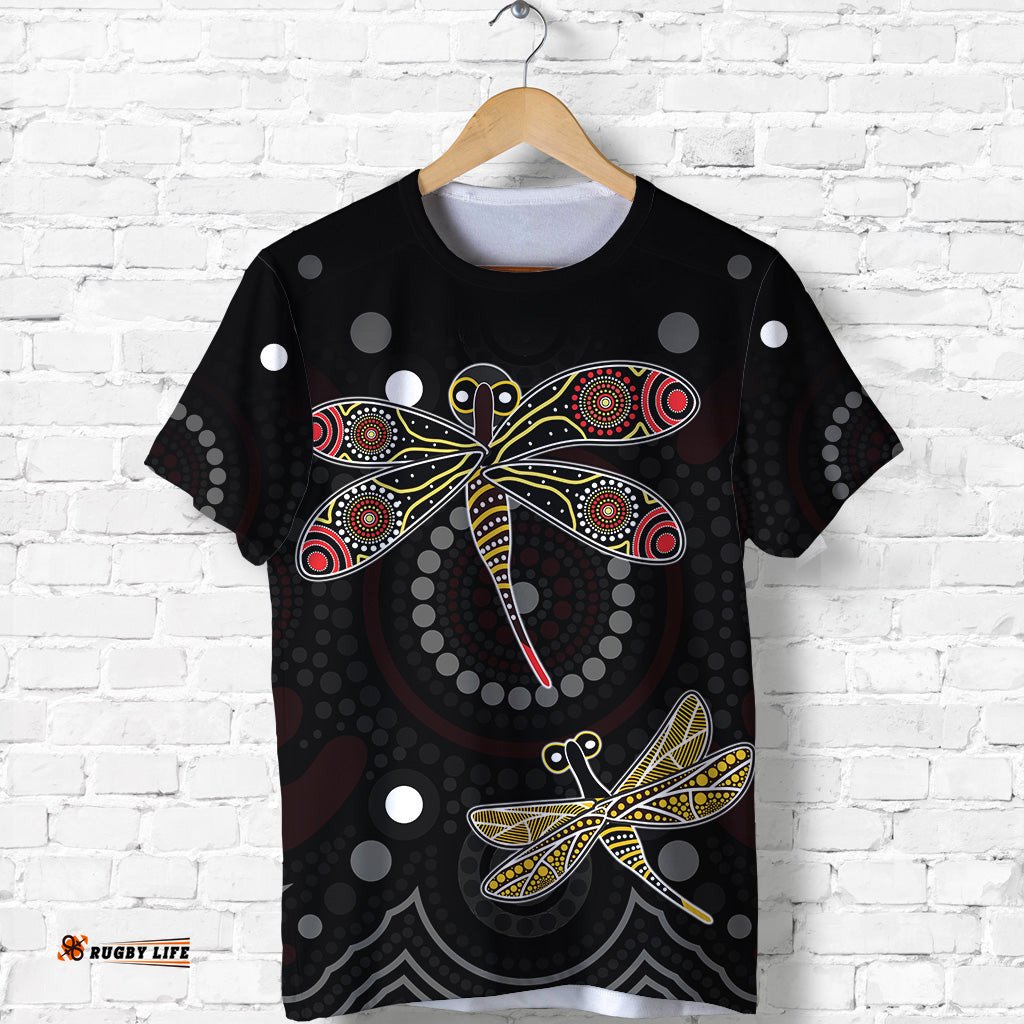 aboriginal dot t shirt butterfly victory