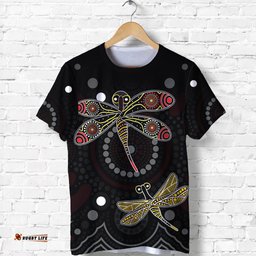 aboriginal dot t shirt butterfly victory