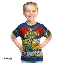 anzac day t shirt eels army style no2
