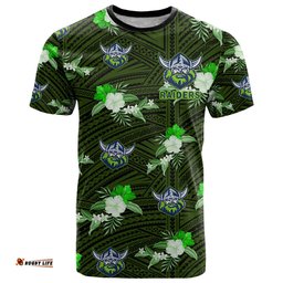 custom text and number raiders rugby t shirt polynesian tribal mix tropical hawaiian style