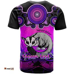 personalised australia gemini sugar gilder zodiac t shirt auz astrology aboriginal magenta