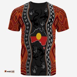 aboriginal t shirt australia indigenous map