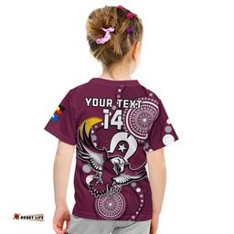 custom text and number sea eagles rugby naidoc 2023 t shirt indigenous for our elders