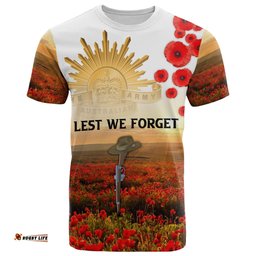 anzac day t shirts we will remember them