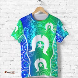 aboriginal torres strait islands t shirt flag vibes