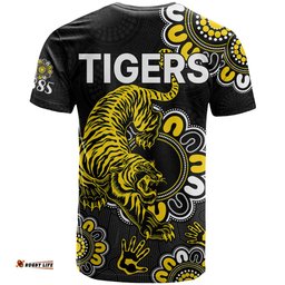 afl richmond tigers 1885 aboriginal t shirt