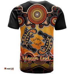 personalised australia pisces platypus zodiac t shirt auz astrology aboriginal red