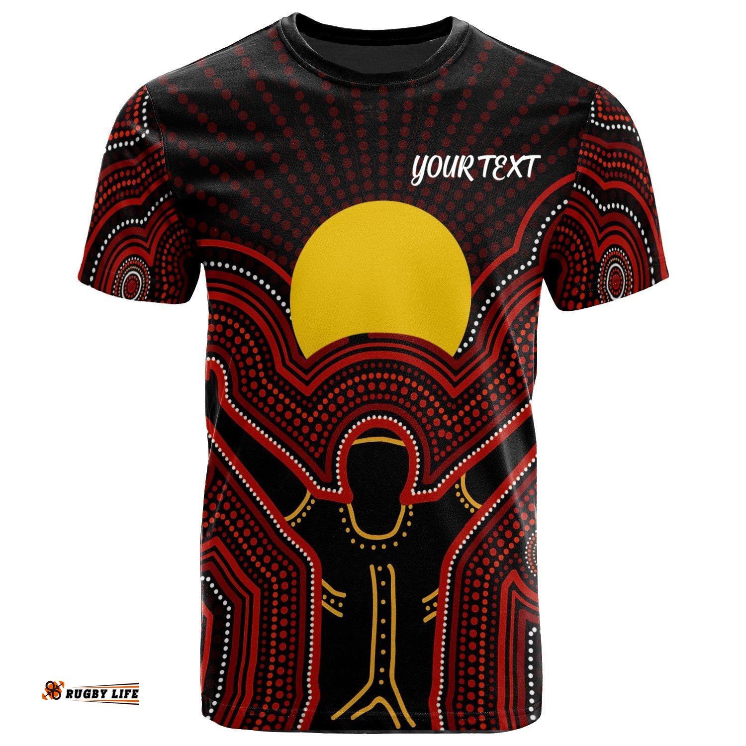 aboriginal personalised t shirt the sun always shines