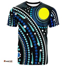 aboriginal t shirt river of life