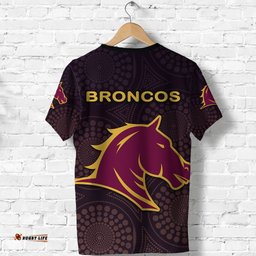custom personalised brisbane t shirt broncos simple indigenous