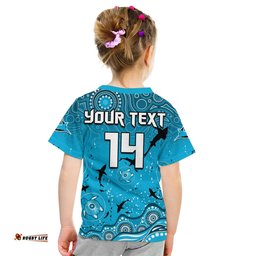 custom text and number sharks rugby t shirt go sharkies aboriginal special version