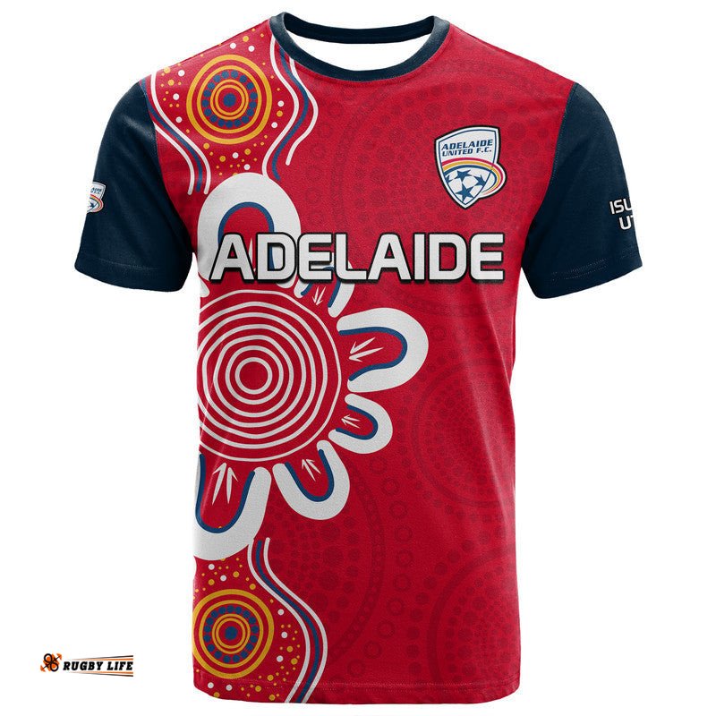 adelaide united soccer t shirt the reds simple aboriginal
