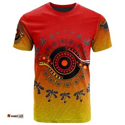 aboriginal t shirt circle pattern