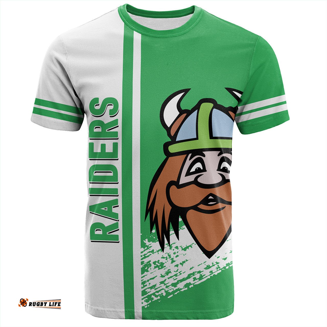 Amazing Aussie Canberra Raiders T-Shirt - Canberra Raiders Mascot Quater Style