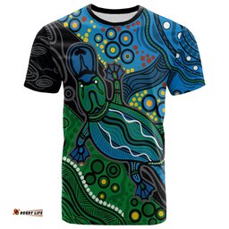 aboriginal platypus t shirt tribal no2