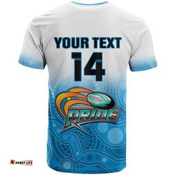 personalised australia rugby t shirt queensland northern pride indigenous art