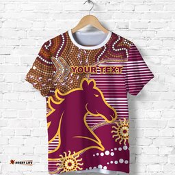 custom personalised broncos super t shirt indigenous brisbane