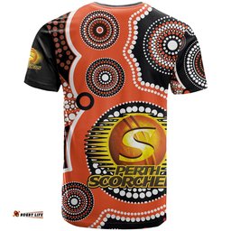 perth scorchers t shirt australia cricket bbl aboriginal