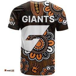 afl gws giants 2012 aboriginal t shirt