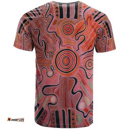aboriginal t shirt indigenous footprint landscape