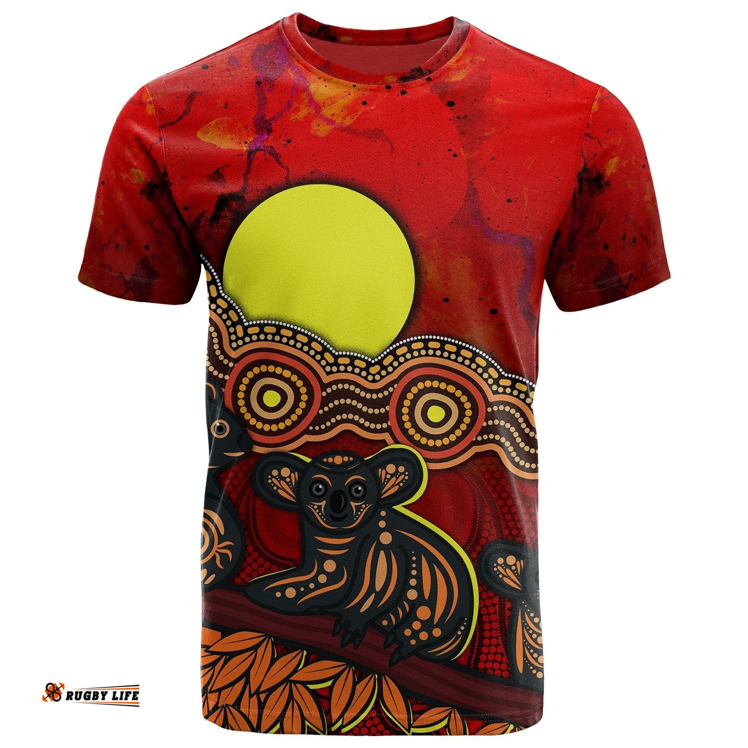 aborignal t shirt australian indigenous koala