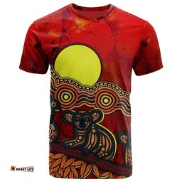 aborignal t shirt australian indigenous koala