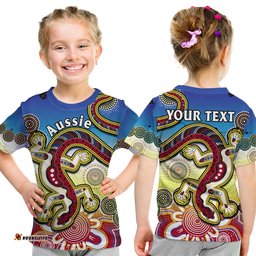custom personalised australia t shirt indigenous red lizard love aussie artsy