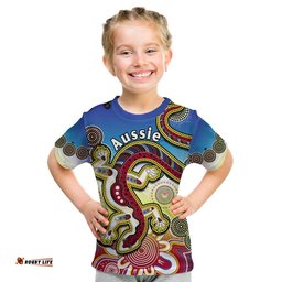 custom personalised australia t shirt indigenous red lizard love aussie artsy