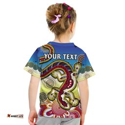 custom personalised australia t shirt indigenous red lizard love aussie artsy