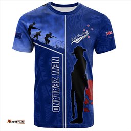 Amazing Aussie New Zealand Anzac Day T-shirt - Anzac Day Lest We Forget Poppy T-shirt