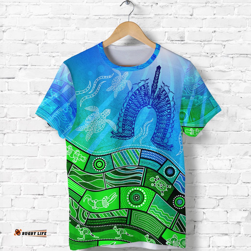 aboriginal torres strait islands t shirt towards the light