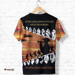 anzac new zealand t shirt lest we forget shirts