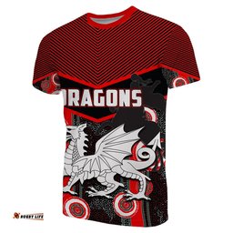 stgeorge dragons t shirt aboriginal