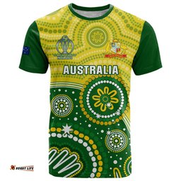 australia cricket t shirt aboriginal 2023 go champions world cup