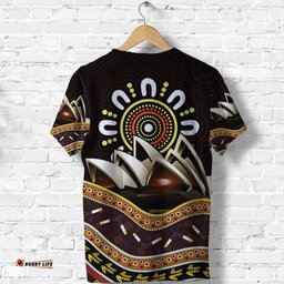 sydney australia t shirt aboriginal art sydney opera house