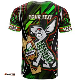 rabbitohs rugby t shirt custom rabbitohs league final series champions personalised name and number t shirt
